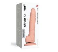 Strap-On-Me Masturbador realista PENE REALÍSTICO SILICONA SUAVE MORADO M