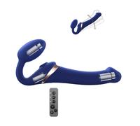 Strap-on-me Multi orgasm bendable Strap-On M. Color Azul