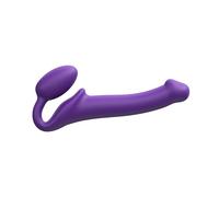 Strap-On-Me Strap-on Clásico Nueva versión - Juguete Sexual de Silicona Suave, Triple Estimulación (Vaginal, Anal y Clitoriana) - Con Huevo Ultra Suave, Eje Flexible, Diseño Ergonómico