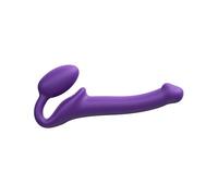 Strap-On-Me Strap-on Clásico Nueva versión - Juguete Sexual de Silicona Suave, Triple Estimulación (Vaginal, Anal y Clitoriana) - Con Huevo Ultra Suave, Eje Flexible, Diseño Ergonómico