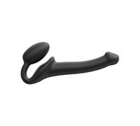Strap-On-Me Strap-on Clásico Nueva versión - Juguete Sexual de Silicona Suave, Triple Estimulación (Vaginal, Anal y Clitoriana) - Con Huevo Ultra Suave, Eje Flexible, Diseño Ergonómico