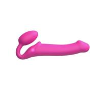 strap-on-me Strap-on Vibrador con Control Remoto 3 Motores - Consolador Vibrador con Control | Recargable y Resistente al Agua, Triple Estimulación, Compatible con Arnés para Hombres y Mujeres