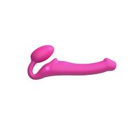strap-on-me Strap-on Vibrador con Control Remoto 3 Motores - Consolador Vibrador con Control | Recargable y Resistente al Agua, Triple Estimulación, Compatible con Arnés para Hombres y Mujeres