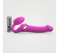 Strap-on-me Vibrador Multi Orgasm Strap on tamaño L. Color Rosa