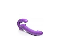 Strap U Revolver Vibrador Strapless Strap-On XXL - Púrpura