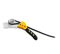 Strap Wrench Tool, Adjustable Belt Spanner, Heavy Duty Grip Multi Purpose Design, for Oil Filter Pipe Plumbing Faucet Shower Mechanics Apartment Home Industry Kitchen Repair Use 6.3x1.57 Inches