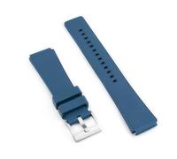 StrapHabit TQ18 FKM - Correa de repuesto de goma de liberación rápida para Q Timex, se adapta a 36 mm, 38 mm, 40 mm, M79, GMT, cronógrafo, correa de reloj de liberación rápida, 18 mm (azul)