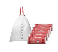 Strapper® Code G 125 Bolsas de Residuos - Adecuado para Cubo de Residuos Brabantia - 23-30 litros - 125 bolsas de basura G (Rojo)