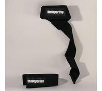 Straps Gimansio Correas de Levantamiento Pesas Acolchadas en Las Muñecas Levantamiento Potencia Straps Culturismo Straps halterofilia Straps para Gym Cintas para Levantar Pesas Color Negro Peso Muerto