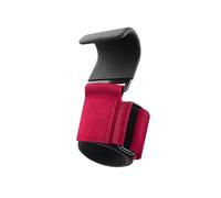 Straps Gym Hombre Ganchos antideslizantes for levantamiento de pesas, peso muerto, dominadas y ejercicios fitness(Red 2)