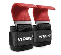 Straps Gym, Muñequeras Gym, Ganchos de Goma Antideslizantes para Peso Muerto, Dominadas, Remos, Straps Gimnasio para Hombres y Mujeres, Correas de Elevación con Soporte Acolchado para la Muñeca