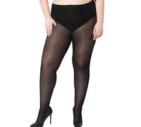 Strapse - Medias para mujer con soporte ligero para piernas transparentes, medias extra gordas, medias más medias de malla, a, Talla única