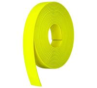 Strapworks BioThane - Rollo de Correa de poliéster Resistente de 1 Pulgada con Revestimiento de PVC, Impermeable, Serie Beta, 25 pies, Amarillo Intenso