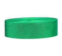 Strapworks - Correa de polipropileno ligera, para reparación de equipos de bricolaje al aire libre, collares de mascotas, manualidades, 3,81 cm x 22,86 m, verde intenso (“Kelly Green”)