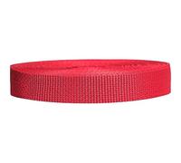 Strapworks - Correa de polipropileno ligera, para reparación de equipos de bricolaje al aire libre, collares de mascotas, manualidades, 19 mm por 9,14, 22,86 o 45,72 cm, más de 20 colores, rojo, 19 mm