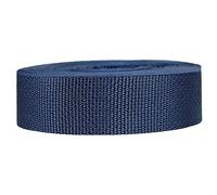 Strapworks - Correa de polipropileno ligera, para reparación de equipos de bricolaje al aire libre, collares de mascotas, manualidades, 3,81 cm x 22,86 m, azul marino