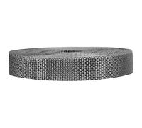 Strapworks - Correa de Polipropileno Ligera, para reparación de Equipos de Bricolaje al Aire Libre, Collares de Mascotas, Manualidades, 19 mm por 9,14, 22,86 o 45,72 cm, más de 20 Colores, carbón,