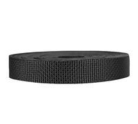 Strapworks - Correa de Polipropileno Ligera, para reparación de Equipos de Bricolaje al Aire Libre, Collares de Mascotas, Manualidades, 19 mm por 9,14, 22,86 o 45,72 cm, más de 20 Colores, Negro,