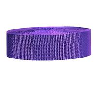 Strapworks Polypropylene Webbing Correas de poliéster para reparación de Equipo de Bricolaje al Aire Libre, Collares de Mascotas, Manualidades, 3,8 cm x 9,1 m, Polipropileno, Morado, 1.5" x 10 yard