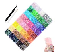 Strass de Gelatina para Decorar y Realzar | Proyecto de Fabricación de Joyería | Piedras Planas con Base Plana - Para Zapatos, Teléfonos, Ropa, Tela, Uñas De Manos Y Pies Y Más