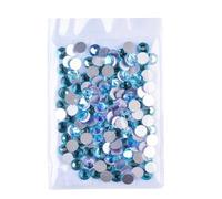 Strass Hotfix planos para nail art, Arte multicolor del clavo SS40 SS50 de los diamantes artificiales Flatback vidrio no Hotfix(Dream Aqua.,SS40-144pcs)