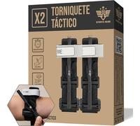 STRATE GEAR [2X] Torniquete CAT Gen 7 Homologado Militar IFAK Kit Primeros Auxilios para Botiquin Coche y Emergencia - Pack Tactico Policial