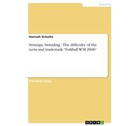 Strategic branding - The difficulty of the term and trademark "Fußball WM 2006"