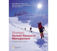 Strategic Human Resource Management: Contemporary Issues