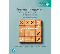 Strategic Management: A Competitive Advantage Approach, Concepts and Cases, Global Edition + MyLab Management with Pearson eText