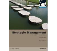Strategic Management: Concepts and Cases by Fred David (2012-03-22)