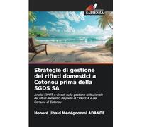 Strategie di gestione dei rifiuti domestici a Cotonou prima della SGDS SA: Analisi SWOT e vincoli sulla gestione istituzionale dei rifiuti domestici da parte di COGEDA e del Comune di Cotonou