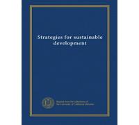 Strategies for sustainable development