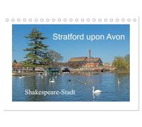 Stratford upon Avon - Shakespeare-Stadt (Tischkalender 2026 DIN A5 quer), CALVENDO Monatskalender: Stratford upon Avon ist bekannt als der Geburtsort von William Shakespeare.