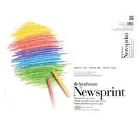 Strathmore 200 Series Rough Tape Bound Newsprint Pad, 18 x 24 Pulgadas