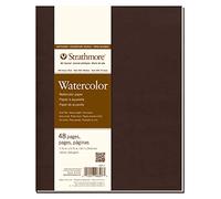Strathmore Artist Cuaderno de acuarela 400 140 lb prensado en frío 7.75×9.75 pulg blanco 48 págs