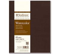 Strathmore 400 Series Softcover Watercolor Art Journal, 140 lb. Cold Press, 7.75 X 9.75 inches, White, 48 Pages (483-7)