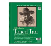 Strathmore Serie 400 Toned Tan Sketch Pad Bloc de dibujo 31 x 23 cm 118 g