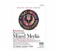 Strathmore Serie 500 Técnica mixta, papel, blanco, 9 x 12