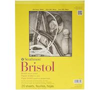 Strathmore 300 Series Bristol-Bloc de Papel vitela de 11 x 14 Pulgadas, 20 Hojas, Blanco, 11" x 14"