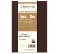 Strathmore Pro-Art 481-5 ALB ESP 5,5x8 56H Sketch (400) 89g Bronceado, Toned Tan, 8"x5.5"