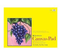 Strathmore Serie 300, bloc de lona, 18 x 24 pulgadas, 10 hojas, triple imprimación, lienzo 100% algodón, artistas Plein Air, pintura acrílica y pintura al óleo