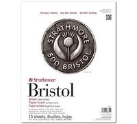 Strathmore Serie 500 Bristol, papel, plato, 2 capas, 11 x 14