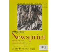 Strathmore STR-307-809 - Bloc de notas para papel de periódico (50 hojas, 9 x 12 pulgadas)