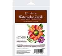Strathmore Tarjetas y sobres de 3.5 x 4.875 pulgadas, 6 unidades, acuarela