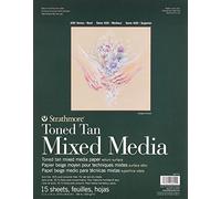 Strathmore Toned Media Mixed Toned Tan 11"X14"-15 Sheets 62462211