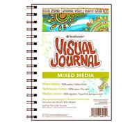 Strathmore Visual Mixed Pad ALB ESP 6x8 34H Mix Media (500) 100% 190g Blanc Nat, Paper, Multicolor, 8"x5.5"