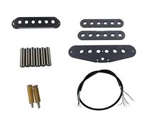 Stratocaster kit de construcción apilado de bobina única Alnico 5 Rosa
