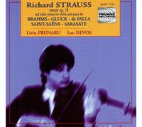 Strauss/Brahms/Gluck/ : Sonata for violin & piano op.18/Pieces . Prunaru/Devos.