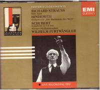 Strauss: Don Juan-Hindemith: Harmonie der Welt- Schubert: N.o 9 / Furtwangler CD