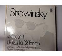 STRAVINSKY Igor Fedo (Russia) - Agon - Ballet-WER 50002-Vinyl LP-WERGO - Germania-STRAVINSKY Igor Fedo (Russia)-ROSBAUD Hans (dir - pianoforte)